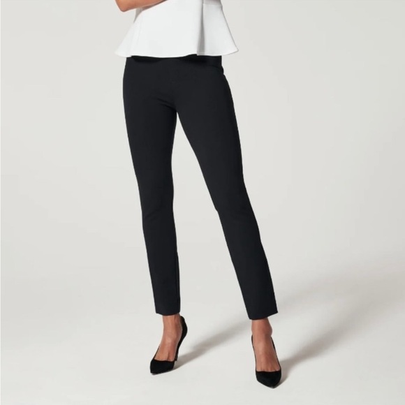 SPANX Pants - Spanx Black Pants Backseam Skinny Leggings Size Large